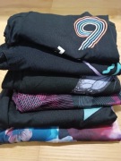 Zestaw sportowy 6 szt getry i t-shirt 