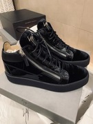 Sneakersy Giuseppe Zanotti Welur Black rozm. 44
