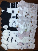 Skarpety, stopki bawełniane damskie, mega zestaw 19 par! Rozmiar 39-42