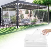 Plandeka przezroczysta PVC 4x6 m wodoodporna 400 g