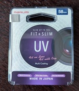 Nowy, zaplombowany profesjonalny filtr UV 58mm Marumi. Japan!