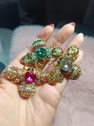 Zestaw komplet broszek broszka ozdoba pszczoła owad motyl brosza dekoracja