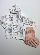 Komplet z nadrukiem kwiatowym