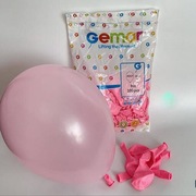JASNORÓŻOWE BALONY GEMAR  10" (25 cm) - dla Wyjątkowych Chwil, 5 szt./op.