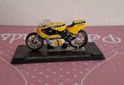 Model motocykla Yamaha 500 z roku 1979