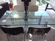 Stół do salonu stal inox