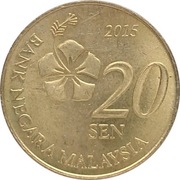 Malezja 20 sen 2015, KM#203