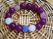 Prezent na Walentynki serce agat zodiak szybka wysyłka walentynkowy prezent