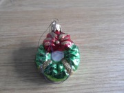 Bombka choinkowa stroik z PRL - u