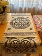 Bieżnik w stylu rustykalnym (120x40cm)