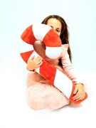 Świąteczny lizak laska Maxi 65cm dwustronny rękodzieło 