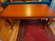 Prostokątny stół rozkładany LUDWIK 160cm x 90 cm. Po rozłożeniu 240 cm