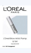 Brow Artist Plump & Set tusz do brwi Transparent
