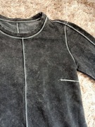 Czarna bluza dekatyzowana Diverse tie-dye