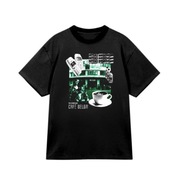 Custom koszulka Taco Hemingway Cafe Belga Czarna