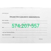 Bierzmowanie,zaświadczenie dla chrzestnych,spowiedz 