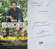 MARCIN DOROCIŃSKI AUTOGRAF !!! Na ratunek , nowa, twarda 