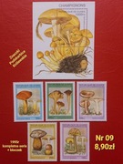 Znaczki flora:09: grzyby- Gwinea 1995r **