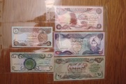Irak zestaw banknotów 5 sztuki stan 1