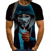 koszulka z nadrukiem joker
