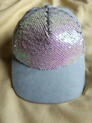 Czapka z daszkiem cekiny zmieniają kolor 56 cm