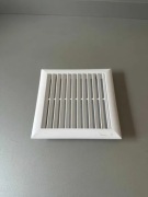 Kratka wentylacyjna, biała , 17cm/17cm