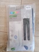 2 pary dziecięcych rajstopek rozmiar 86/92