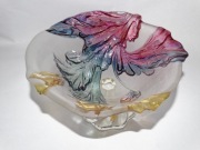 Patera Misa Walther Glass Szkło kolor Vintage