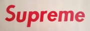 SUPREME Big Logo Pojedyncze Litery Naklejki