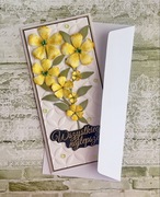 Kartka 3D ręcznie robiona na imieniny, urodziny, rocznice, ślub z kopertą