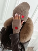 KOMPLET CZAPKA +RĘKAWICZKI / ZIMA