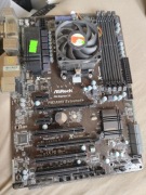 Płyta główna ASRock FM2A88X Extreme4+ z procesorem i chłodzeniem 