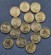 1 grosz 2007, Polska, obiegowe, mennicza, Cena za dwie sztuki.