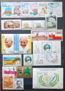 Znaczki polskie niekompletny rocznik 1987 kasowane