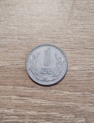 Polska, 1 złoty, 1975 rok, PIĘKNY STAN