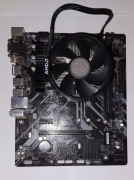 Zestaw Płyta główna Gigabyte B450M S2H + AMD Ryzen 5 1600 + Chłodzenie