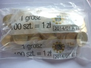 Woreczek menniczy 1 grosz 2013 rok Royal Mint