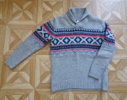 OVS Ciepły zimowy sweter chłopięcy z wełną 146 10-11 lat