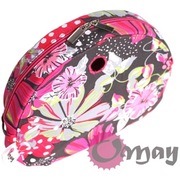 Szary organizer do Obag MOON LIGHT kwiaty różowe grafit limonka wkład OMAY