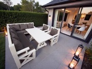 Ekskluzywny drewniany zestaw mebli biesiadnych PREMIUM – na zamówienie