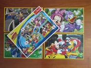 Trefl Disney Mickey Raźni Rajdowcy Puzzle 4w1