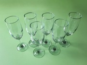 Zestaw 6 klasycznych kieliszków do wina / napojów – szkło przezroczyste