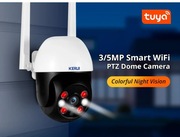 KAMERA ZEWNĘTRZNA OBROTOWA  WiFi BEZPRZEWODOWA  Tuya Fuers/Kerui  5MP PTZ 
