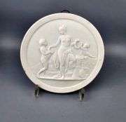 Plakieta biskwit porcelana Kopenhaga Krolewska 