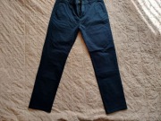 Les Noble Denmark Chino, 34/32, granatowe, NOWE