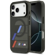 BMW M IML Metal Buttons Tricolor Lines MagSafe - Etui iPhone 17 Pro.