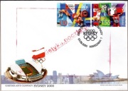 Fdc Fi 3708-09 Igrzyska XXVII Olimpiady Sydney 2000
