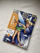 Kolorowanka antystresowa Disney art therapy Witraże