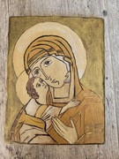 Ikona pisana ręcznie, Matka Boża z Dzieciątkiem