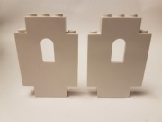 Lego Bootleg panel ścienny kość słoniowa 4444